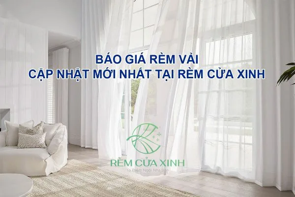 Báo giá rèm vải
