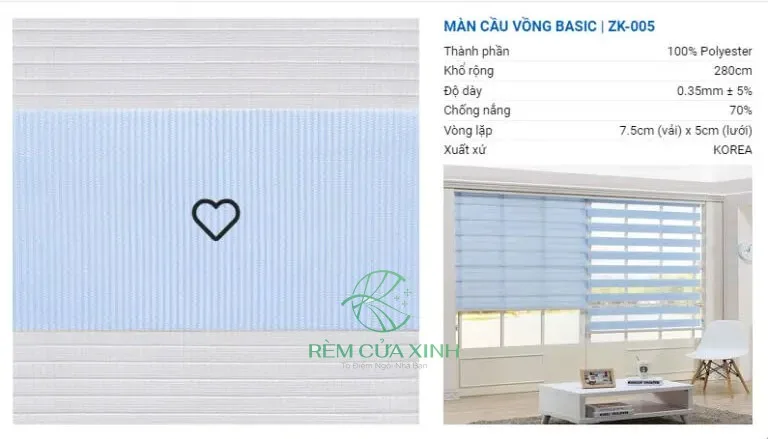 rem-cau-vong-1-4 Rèm Cầu Vồng Giá Rẻ Star-Blinds Basic