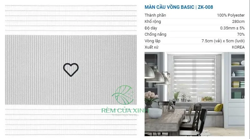 rem-cau-vong-1-5 Rèm Cầu Vồng Giá Rẻ Star-Blinds Basic