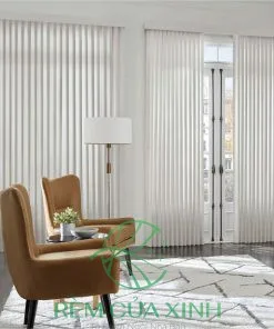 Rèm lá dọc vải trơn cản sáng cách nhiệt