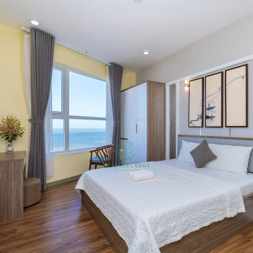 Rèm cửa sổ phòng ngủ 2 lớp đẹp cao cấp