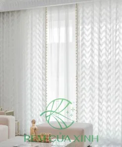 Rèm Vải Voan Thêu Đẹp Giá Rẻ