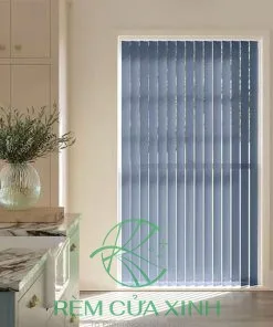Rèm lá dọc văn phòng vải trơn cản sáng