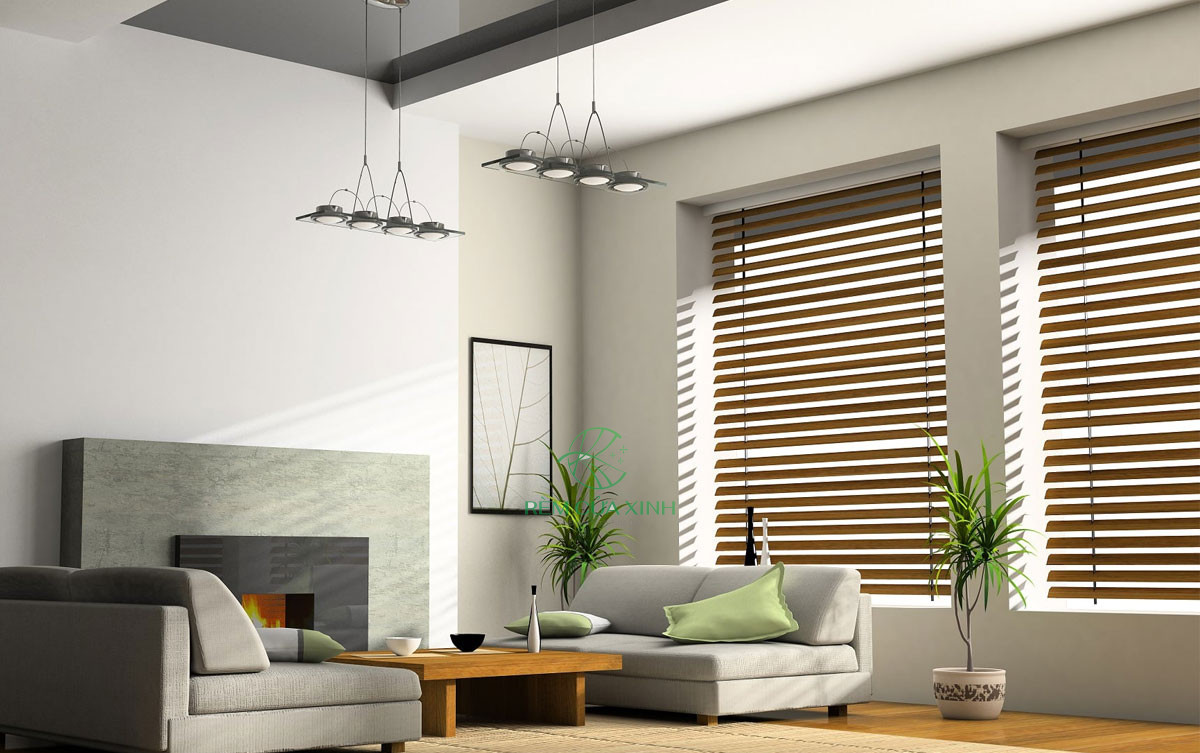 Rèm gỗ tự động