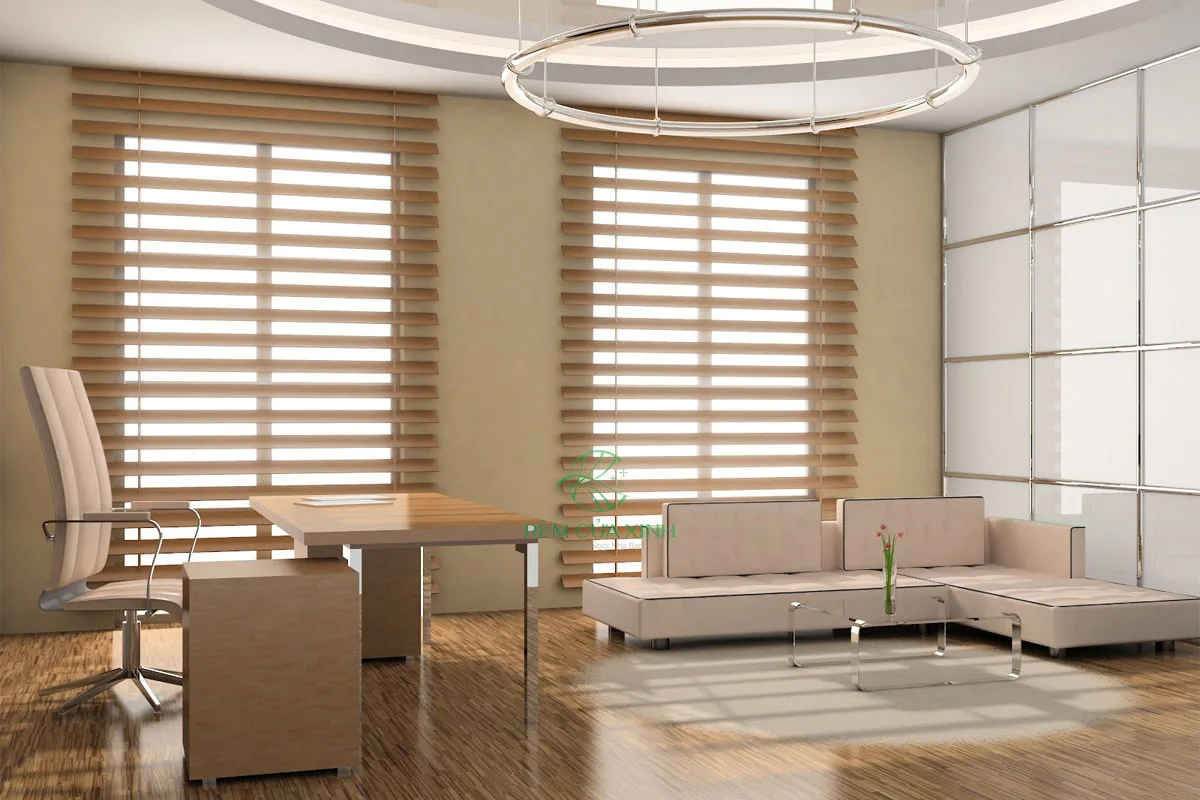 Rèm gỗ chống nắng giá rẻ