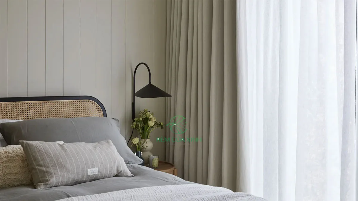 rèm 2 lớp phòng ngủ chống nắng rèm 2 lớp phòng ngủ chống nắng