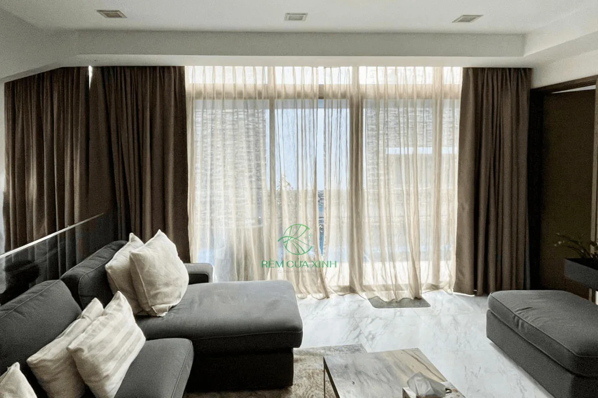 Rèm cửa phòng khách cao cấp