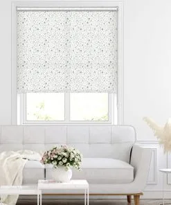 Rèm cuốn hoa văn cao cấp sang trọng