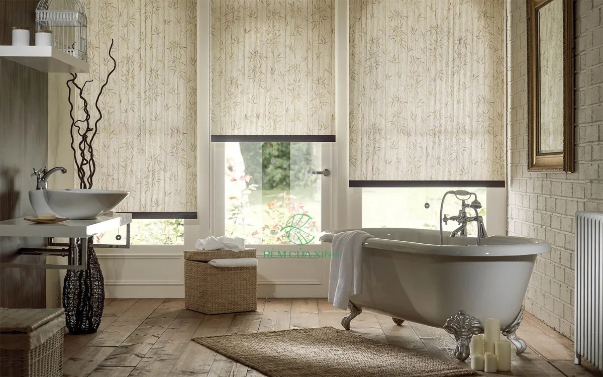 rèm cuốn phòng tắm