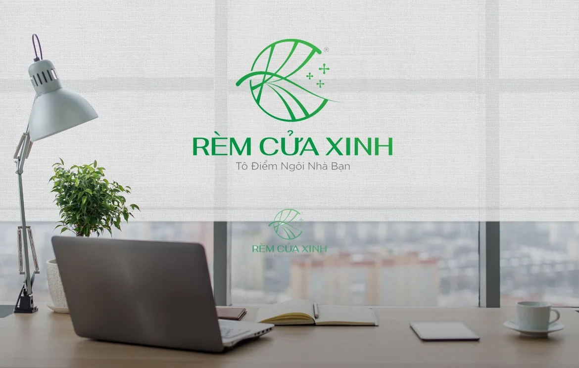 rèm cuốn in logo rèm cuốn in logo
