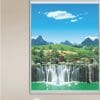 Rèm Cuốn In Tranh Phong Cảnh Thác Nước