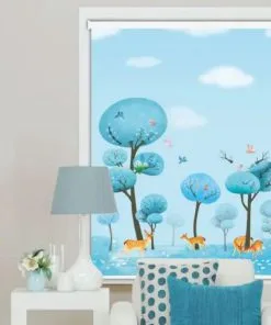 Rèm Cuốn In Tranh Hiện Đại Star Blinds