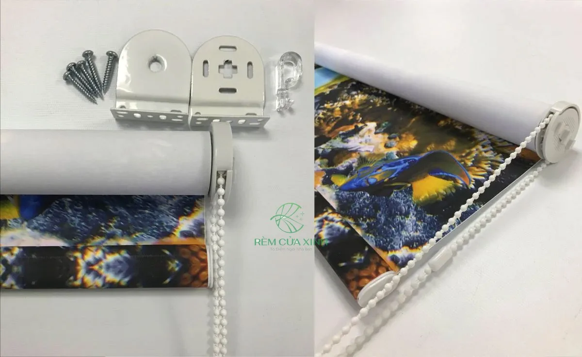 lắp đặt rèm cuốn