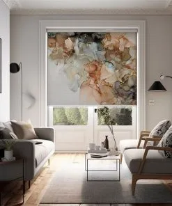 Rèm cuốn tranh cửa sổ chống nắng cản sáng