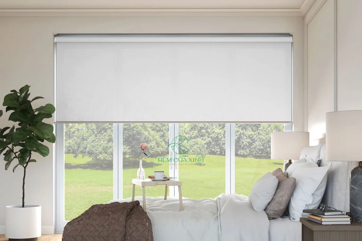 Rèm cửa cuốn chống nắng phòng ngủ