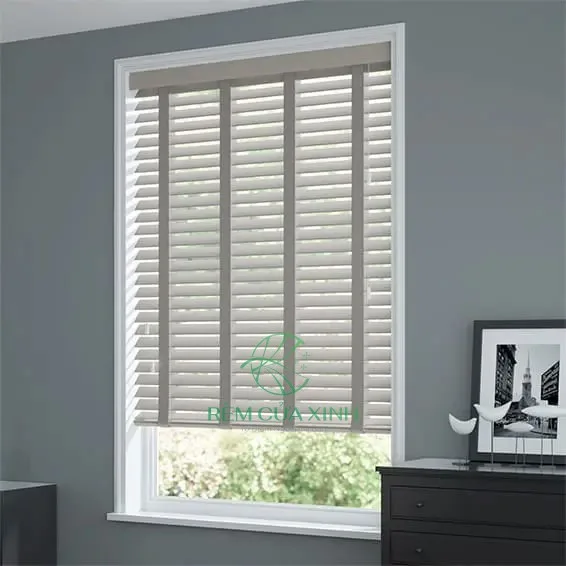 Rèm cửa giả gỗ đẹp che nắng chống nước