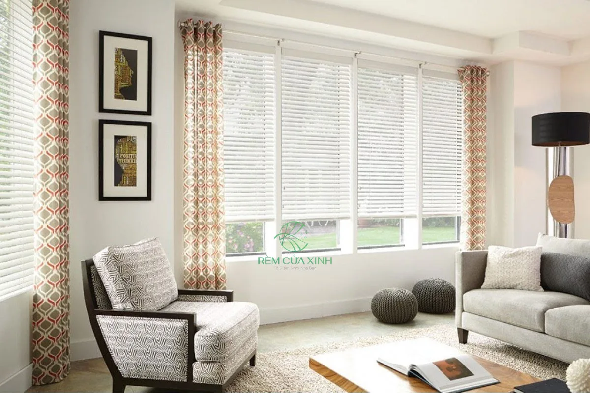 rèm cửa sổ gỗ giá rẻ
