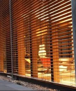 Rèm sáo gỗ ngoài trời chống mưa nắng giá rẻ