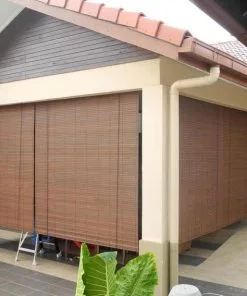 Rèm sáo gỗ ngoài trời chống mưa nắng giá rẻ