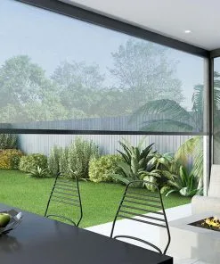 Rèm cuốn lưới ngoài trời chống nắng mưa