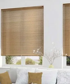 Rèm Sáo Nhôm Màu Vàng Đồng Cửa Sổ Cao Cấp