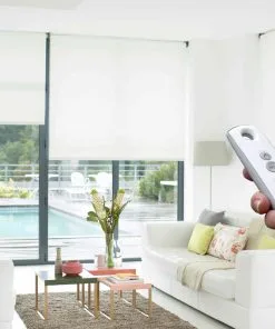 Rèm cuốn tự động thông minh hiện đại sang trọng