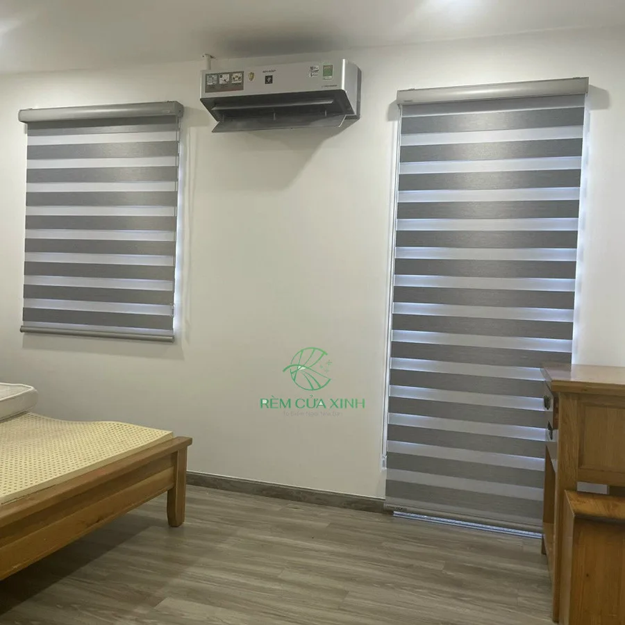 Rèm cầu vồng phòng ngủ đẹp ấm cúng