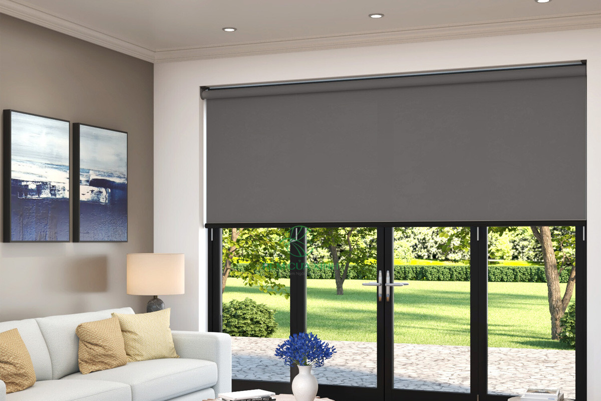 mành cuốn chống nắng cửa kính