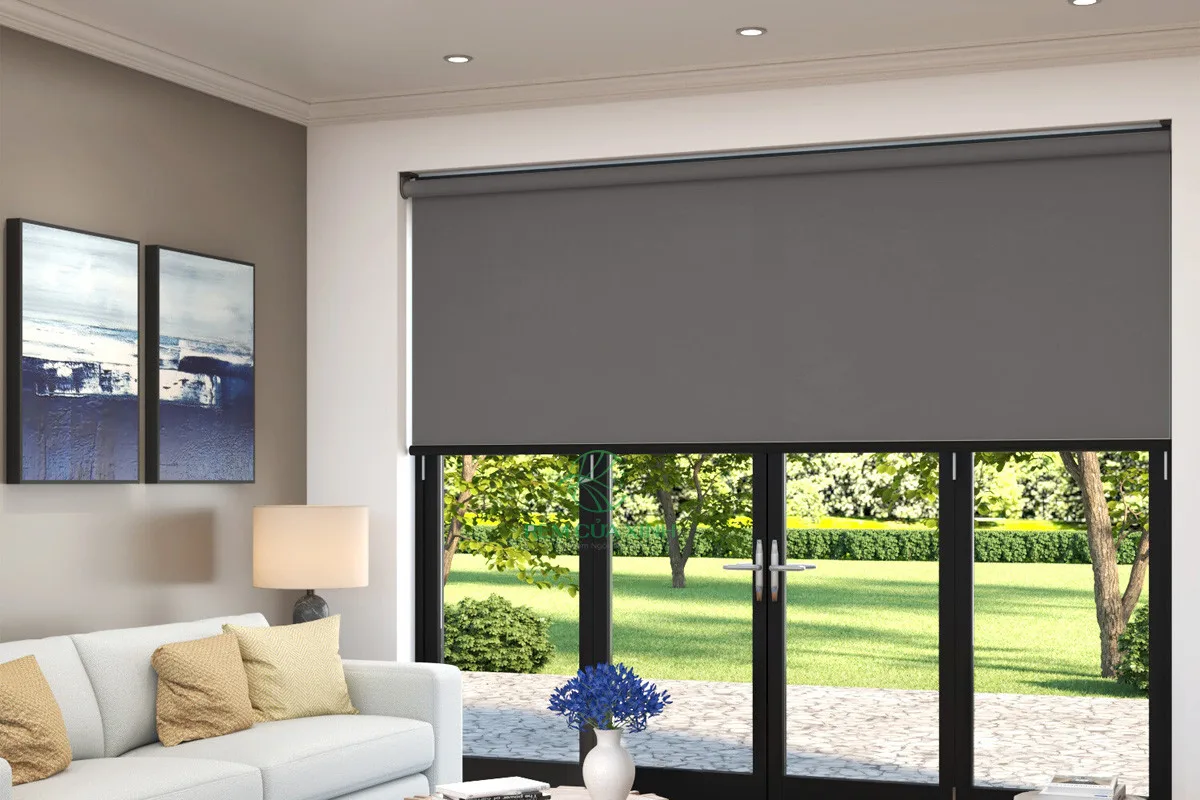 mành cuốn chống nắng cửa kính