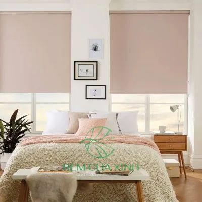 Rèm cuốn phòng ngủ cản nắng 100%