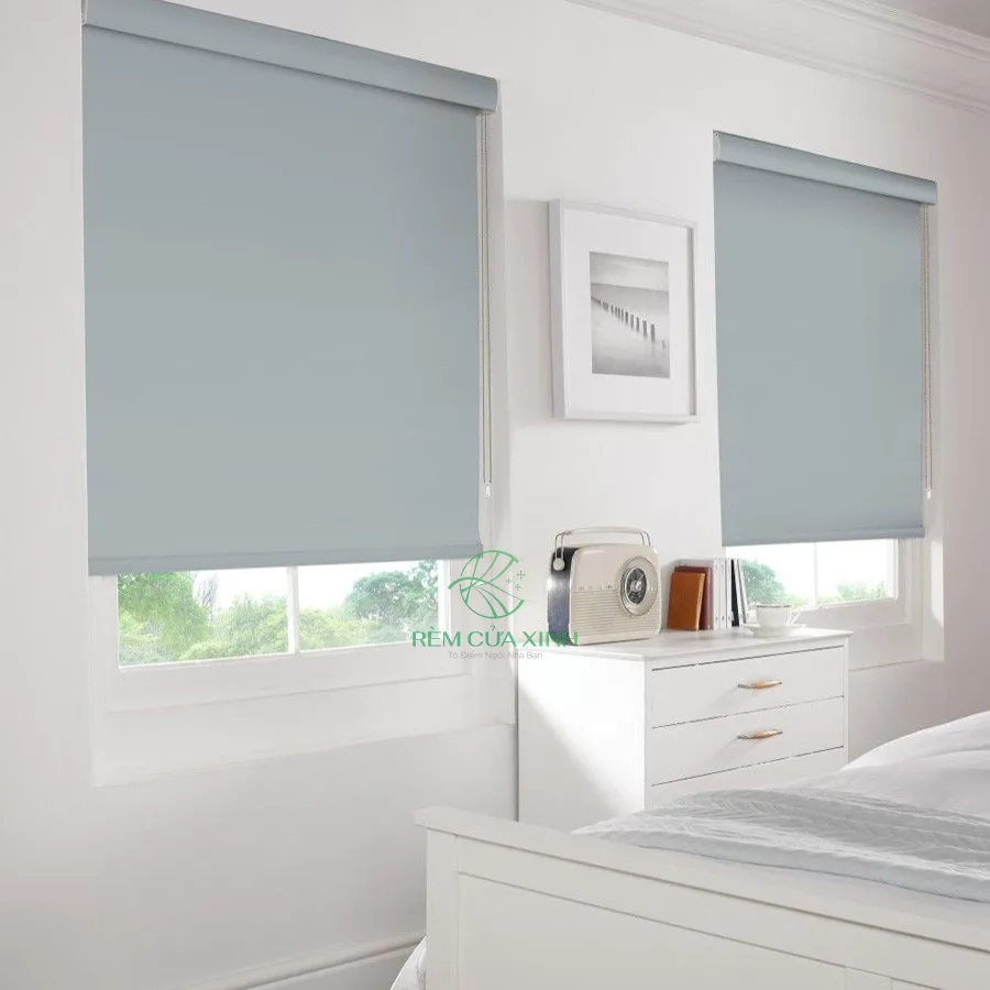 Rèm cuốn phòng ngủ cản nắng 100%
