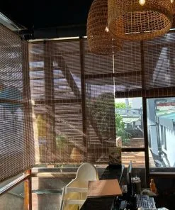 Rèm tre tự nhiên che nắng ngoài trời