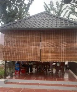 Rèm tre trúc che nắng mưa ngoài trời