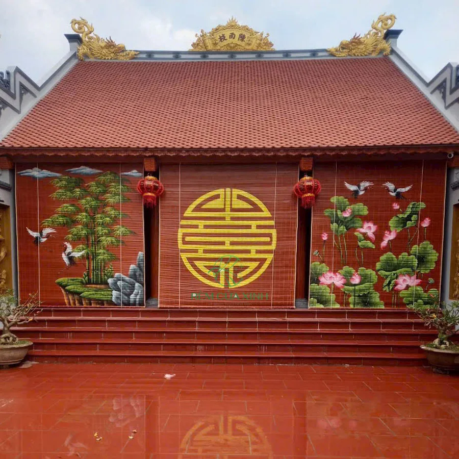 Rèm tre ngoài trời bền đẹp giá rẻ 2025