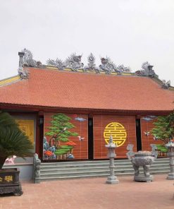 Rèm tre trúc trang trí nhà thờ họ Rèm tre trúc trang trí nhà thờ họ