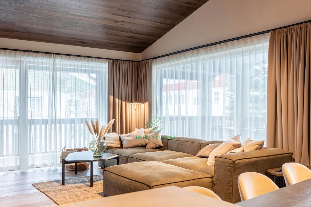 rèm cửa 2 lớp chống nắng nóng