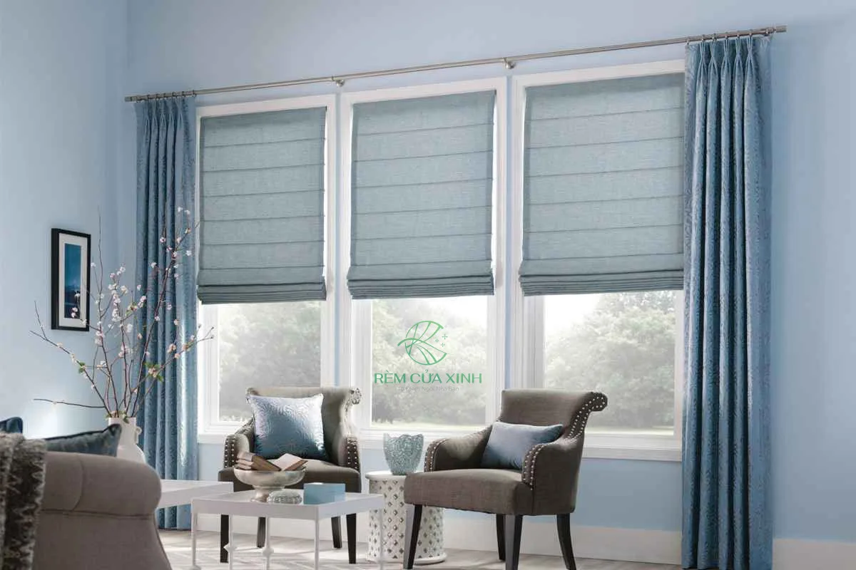 rèm vải cuốn cầu vồng rèm vải cuốn cầu vồng