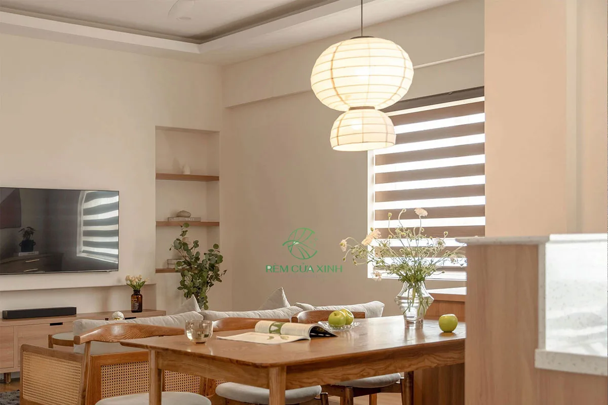 rèm cầu vồng điều khiển từ xa